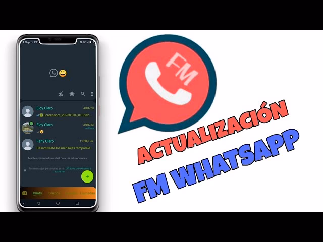 ¿Cómo actualizo mi WhatsApp FM?