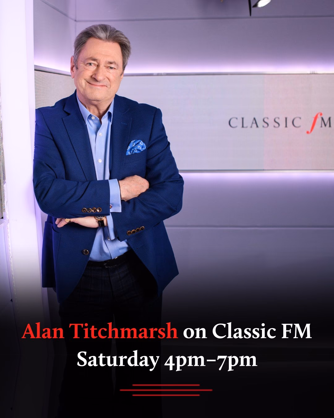 Is Alan Titchmarsh on Classic FM?