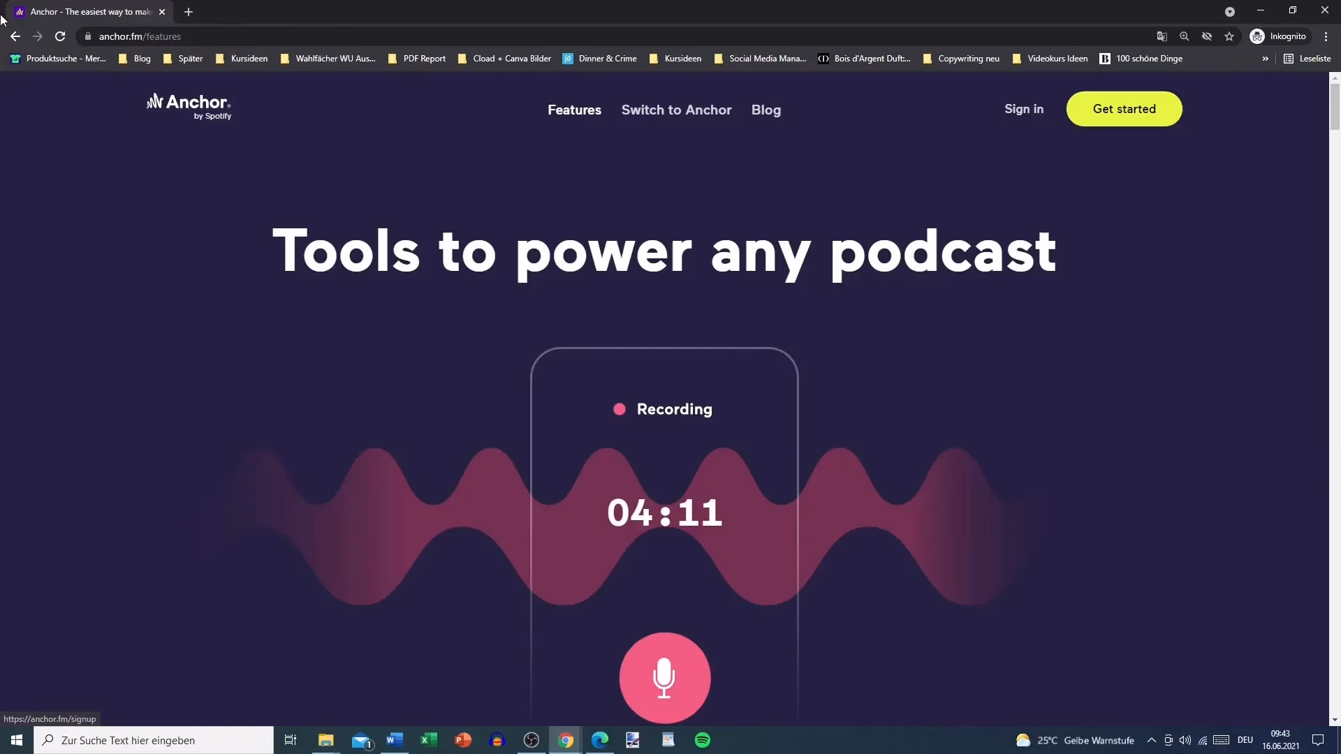 ¿Cómo puedo acceder a Anchor?