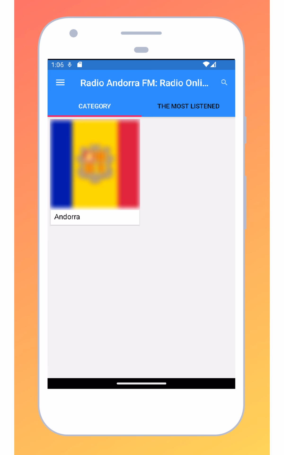 ¿Cuál es la frecuencia de radio de Andorra?