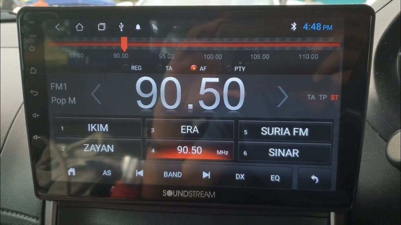 What does AF and TA mean on a radio?
