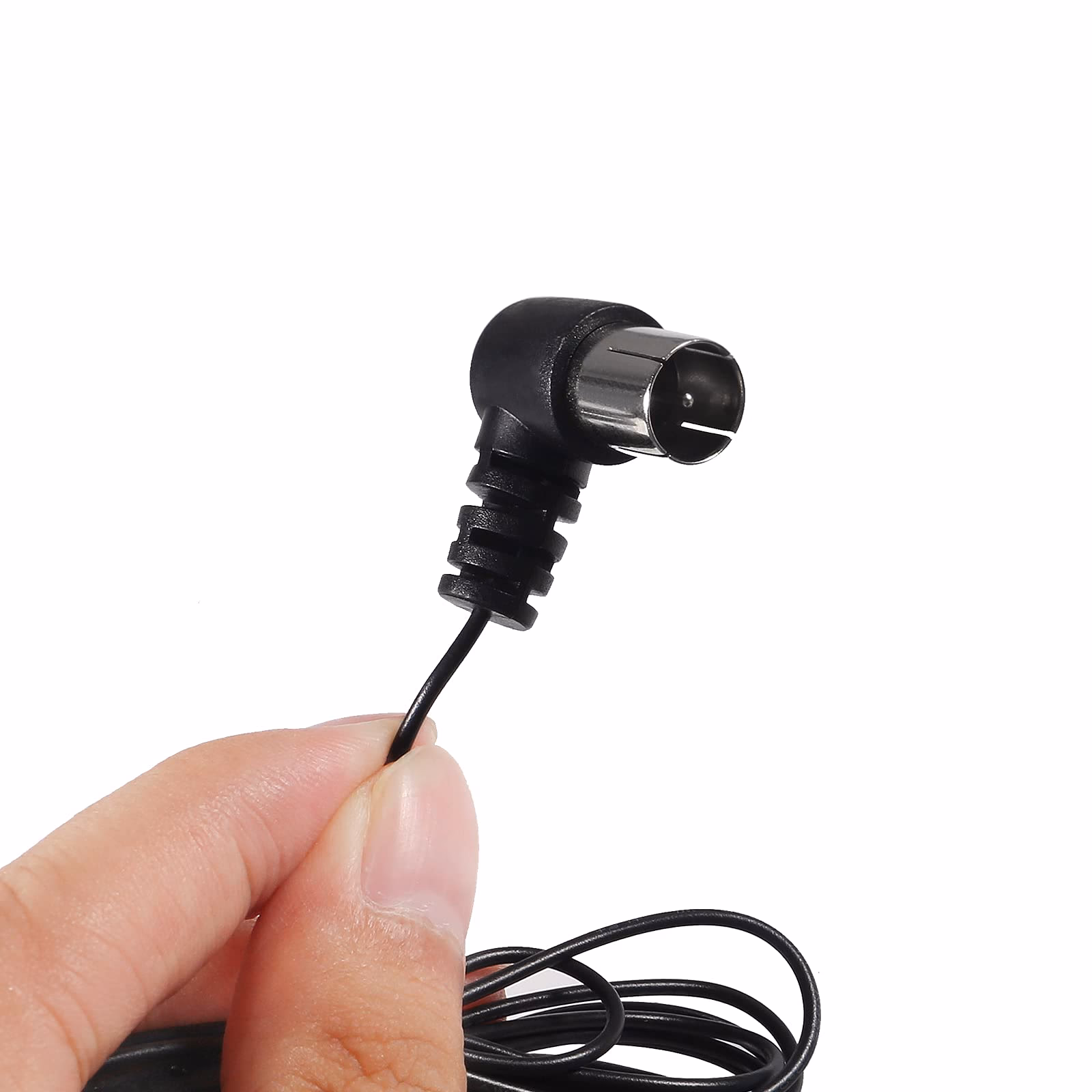 ¿Dónde está la antena en un radio reloj?