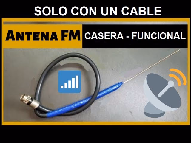 ¿Cómo puedo mejorar mi señal FM en una antena de un solo cable?