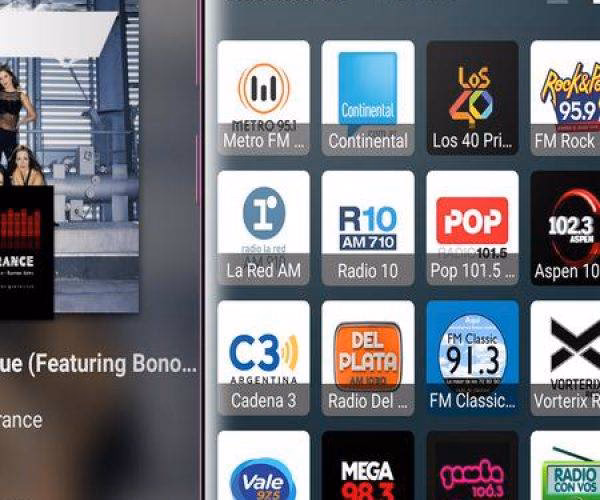 ¿Qué aplicación te permite sintonizar estaciones de radio?