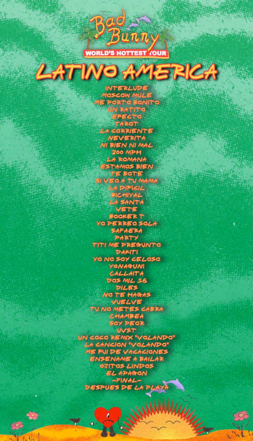 Does Bad Bunny have an opener?