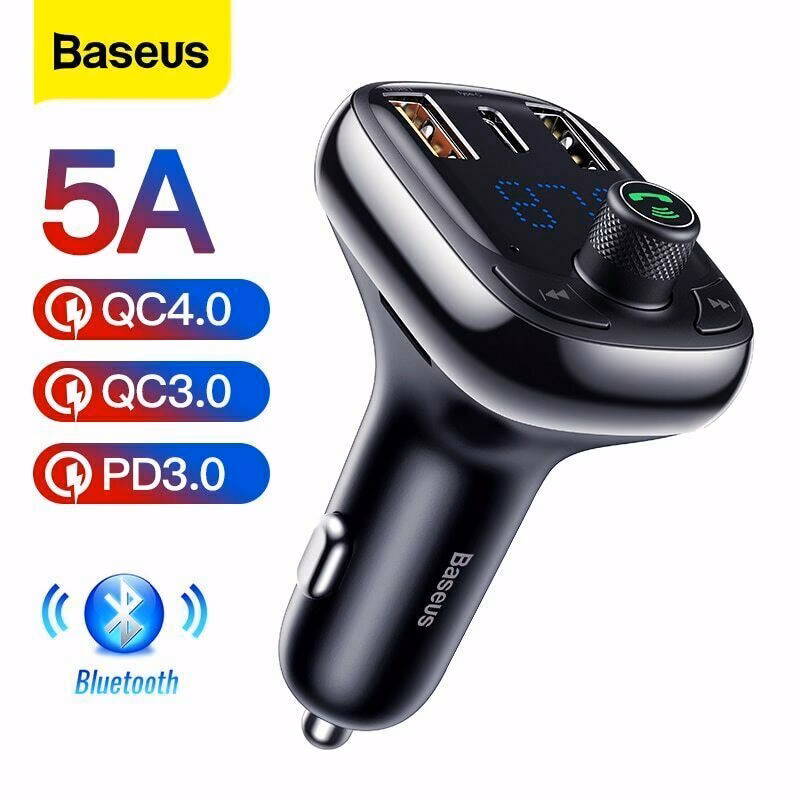 How to change language on baseus FM transmitter?