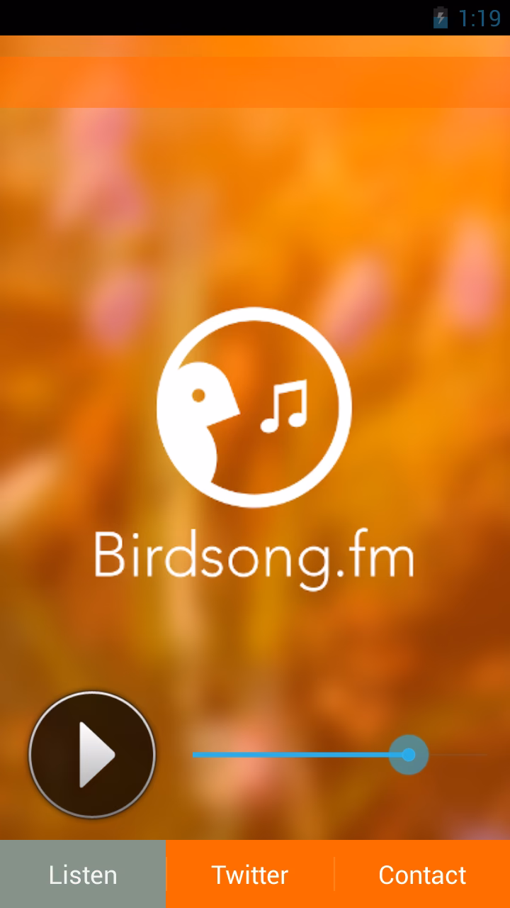 What frequency is birdsong?