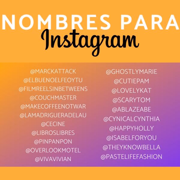 ¿Cuál es un buen nombre de usuario?