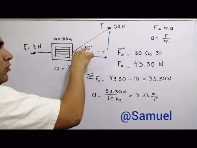 ¿Cuál es la fórmula para sacar la aceleración?