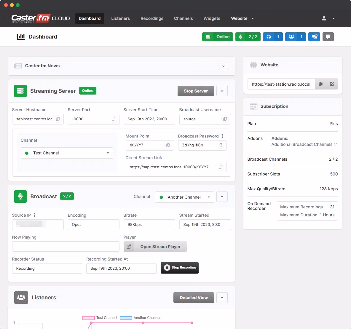 ¿Qué es radio Caster?