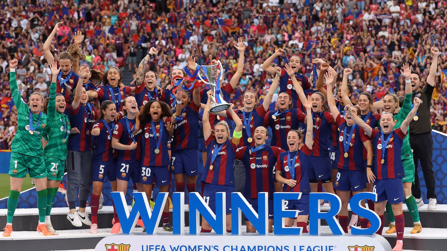 ¿Dónde se emite la Champions femenina?