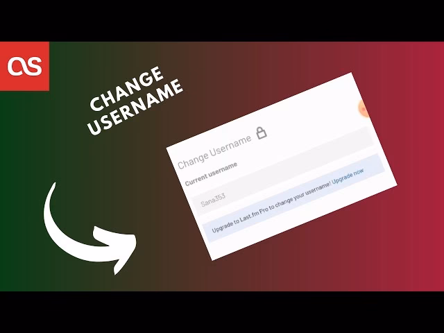 Can you change your Last.fm username?
