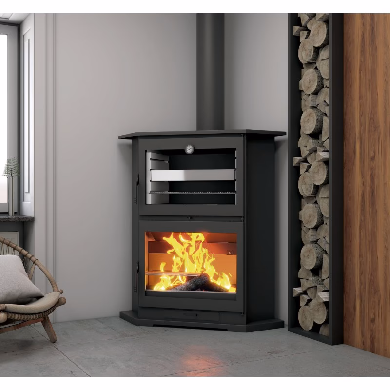 ¿Qué calienta más, una chimenea de leña o de pellets?