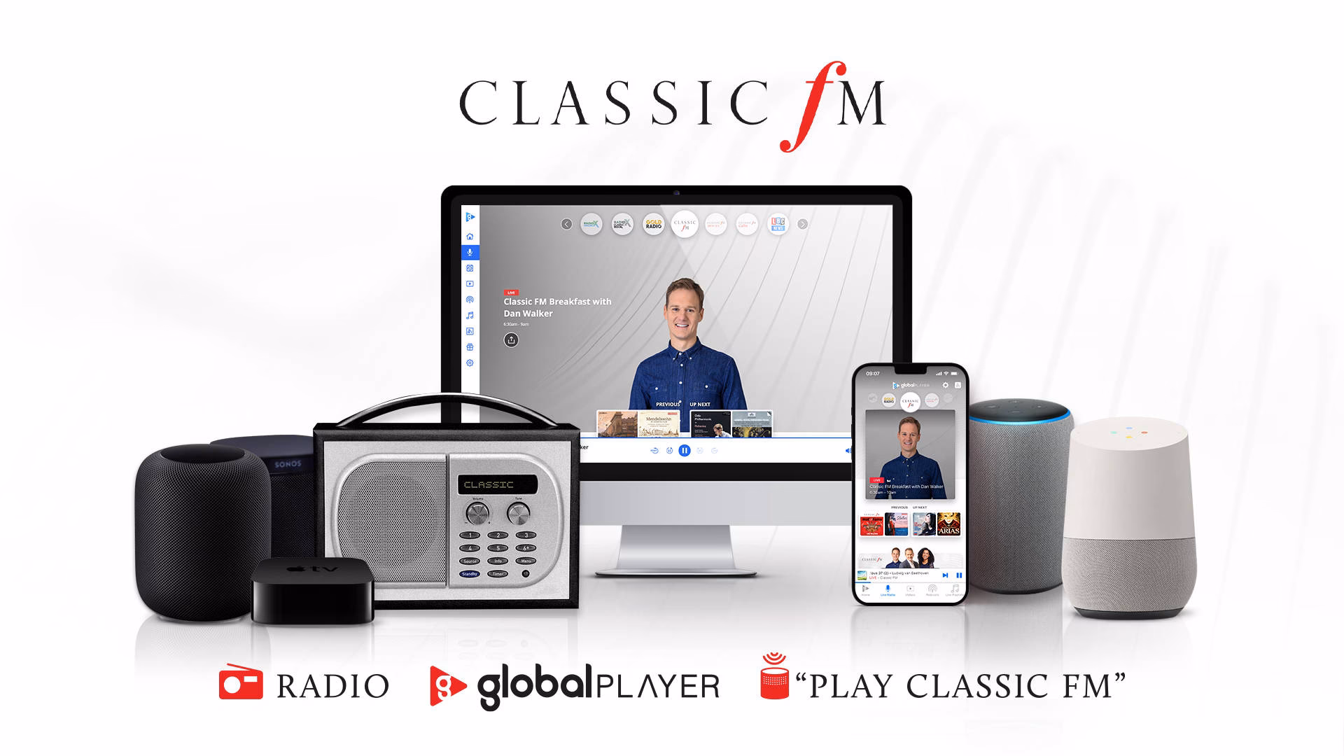 What frequency is Classic FM in the UK?