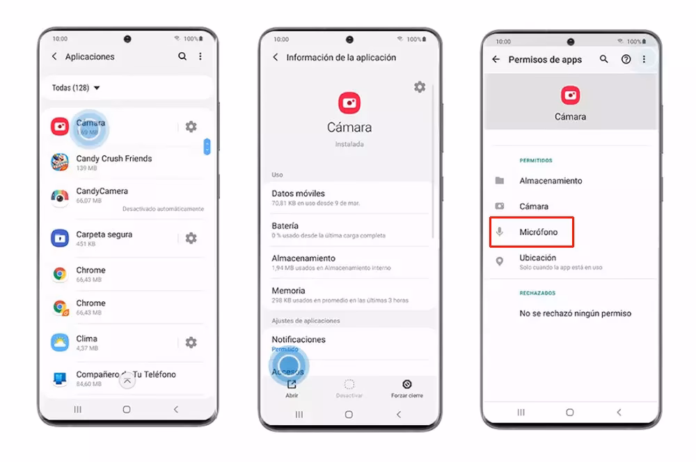 ¿Cómo activar el micrófono en ajustes?