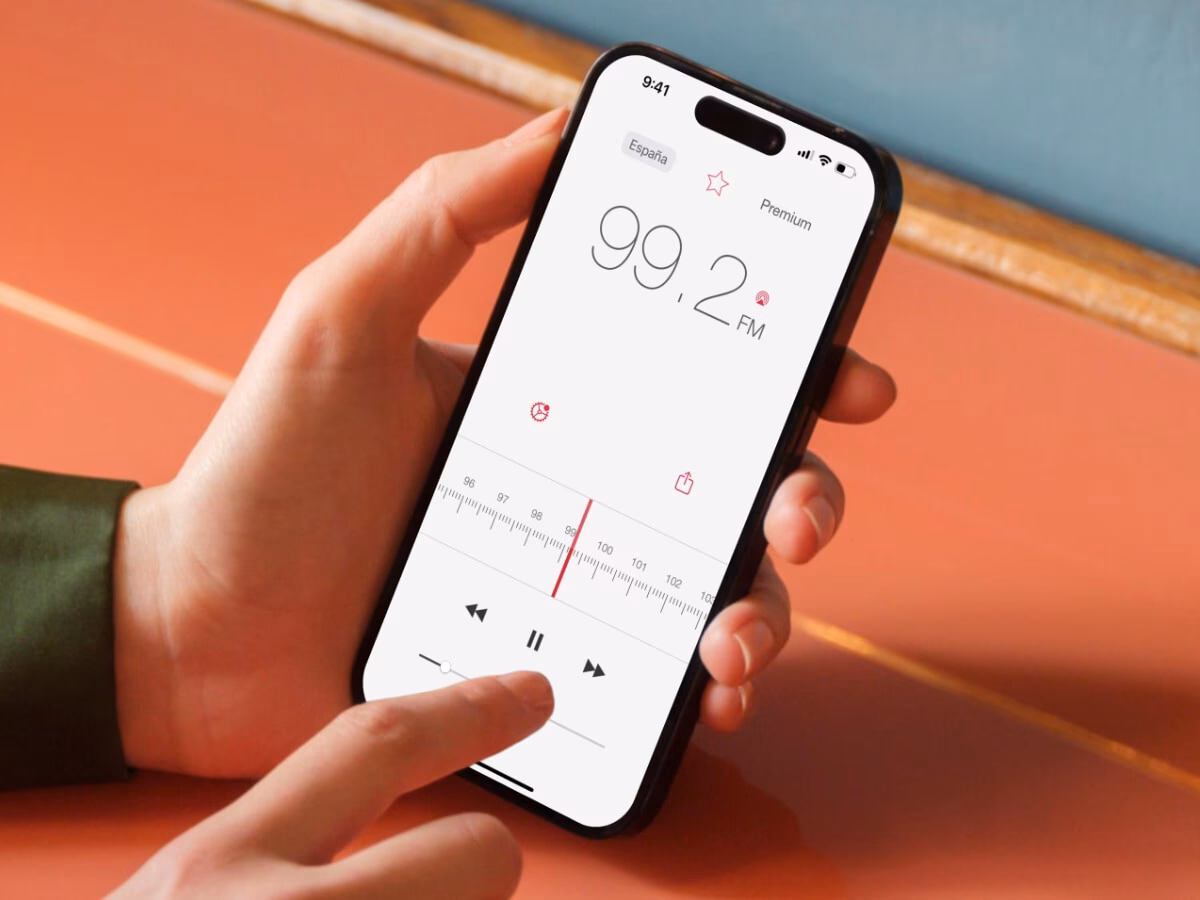 ¿Cómo se llama el radio en iPhone?