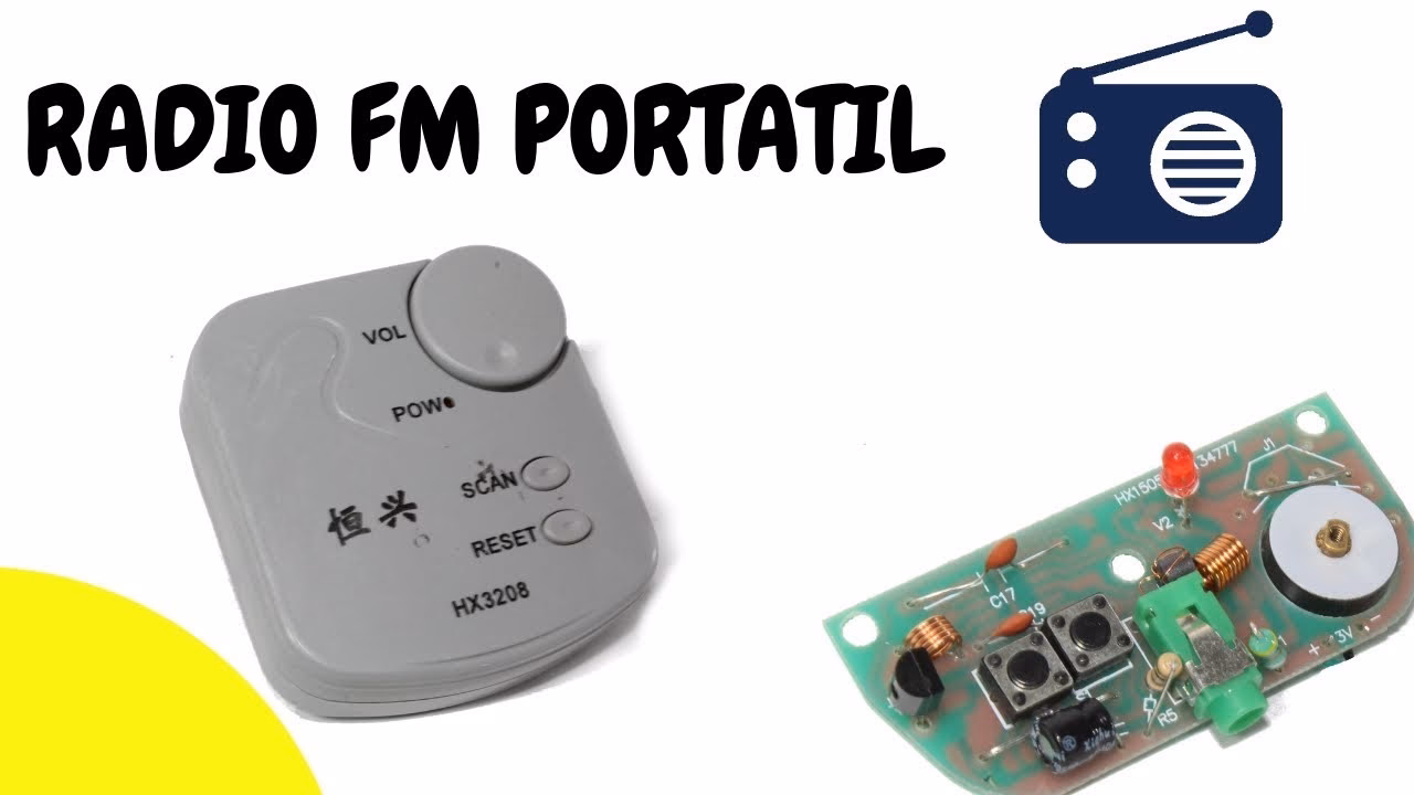 ¿Cuáles son los componentes del transmisor FM?