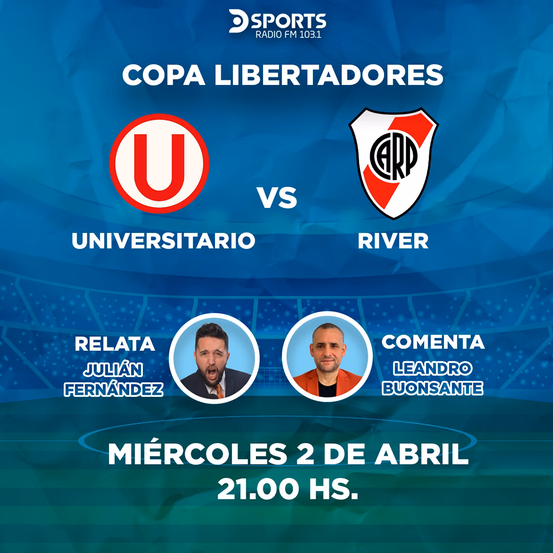 ¿Qué radio transmite Libertadores?