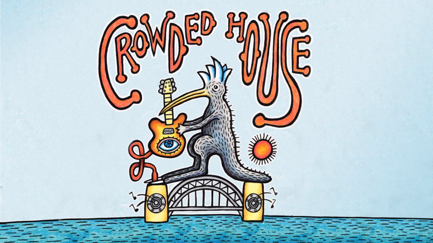 What was the biggest hit for crowded houses?