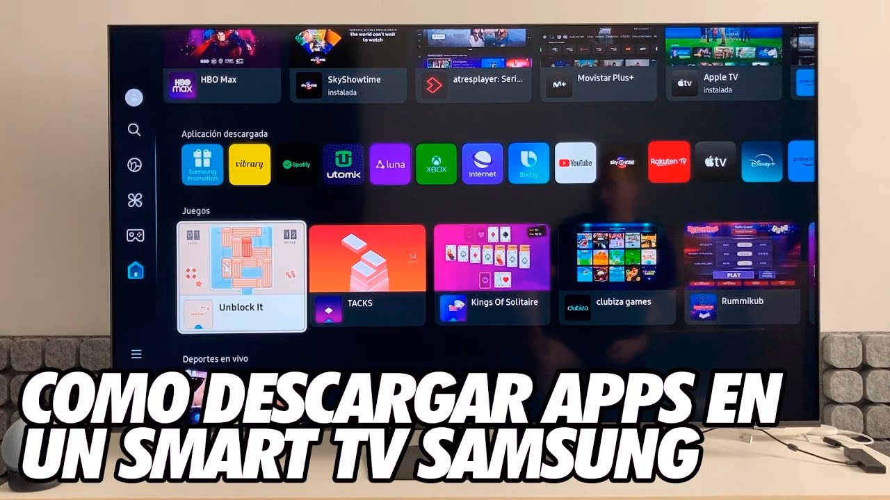 ¿Cómo instalar Max Player en una TV Samsung?