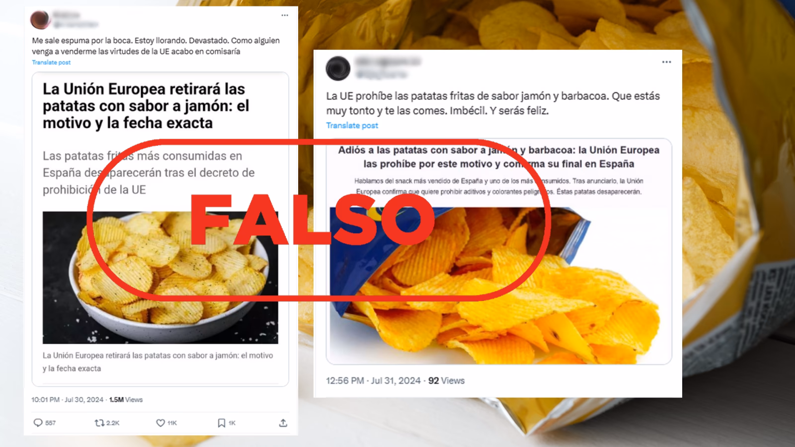 ¿Cuáles son los efectos negativos de las patatas fritas?