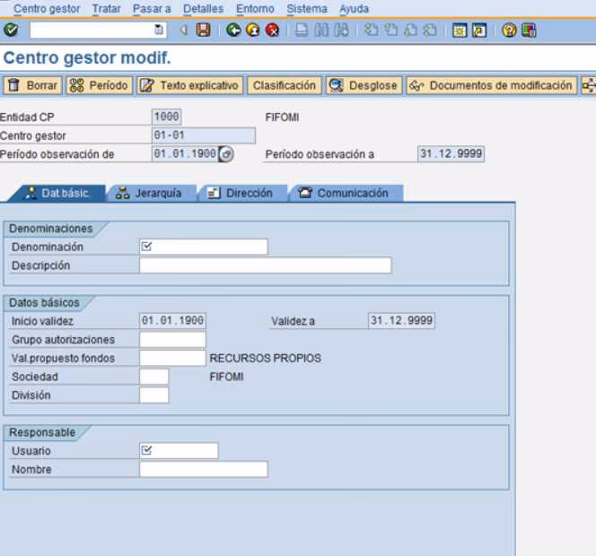 ¿Qué es una entidad CP en SAP?