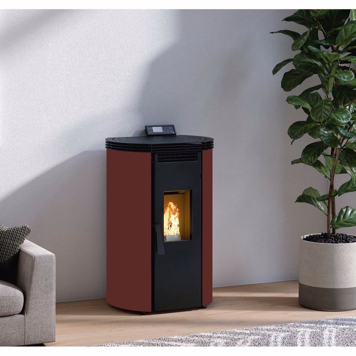 ¿Cuántas horas al día puede estar encendida una estufa de pellets?