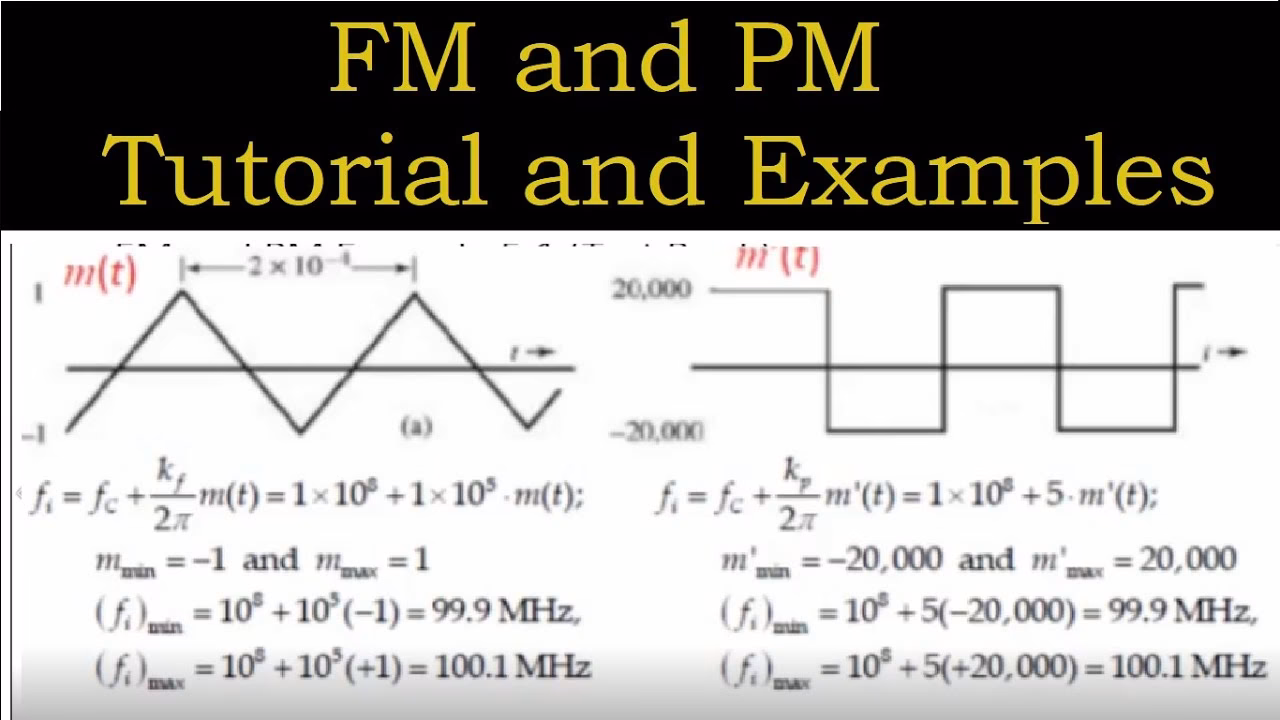 What is FM and PM?
