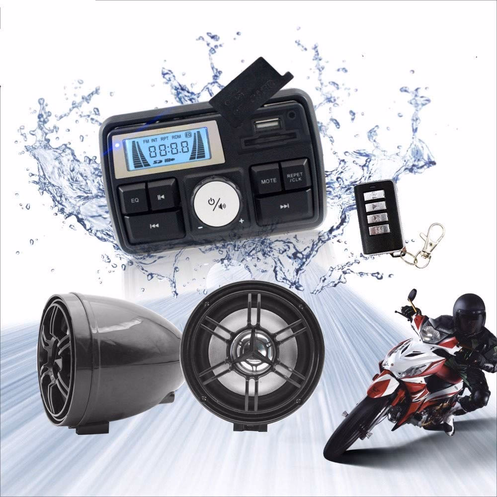 How many watts do you need for a motorcycle stereo?