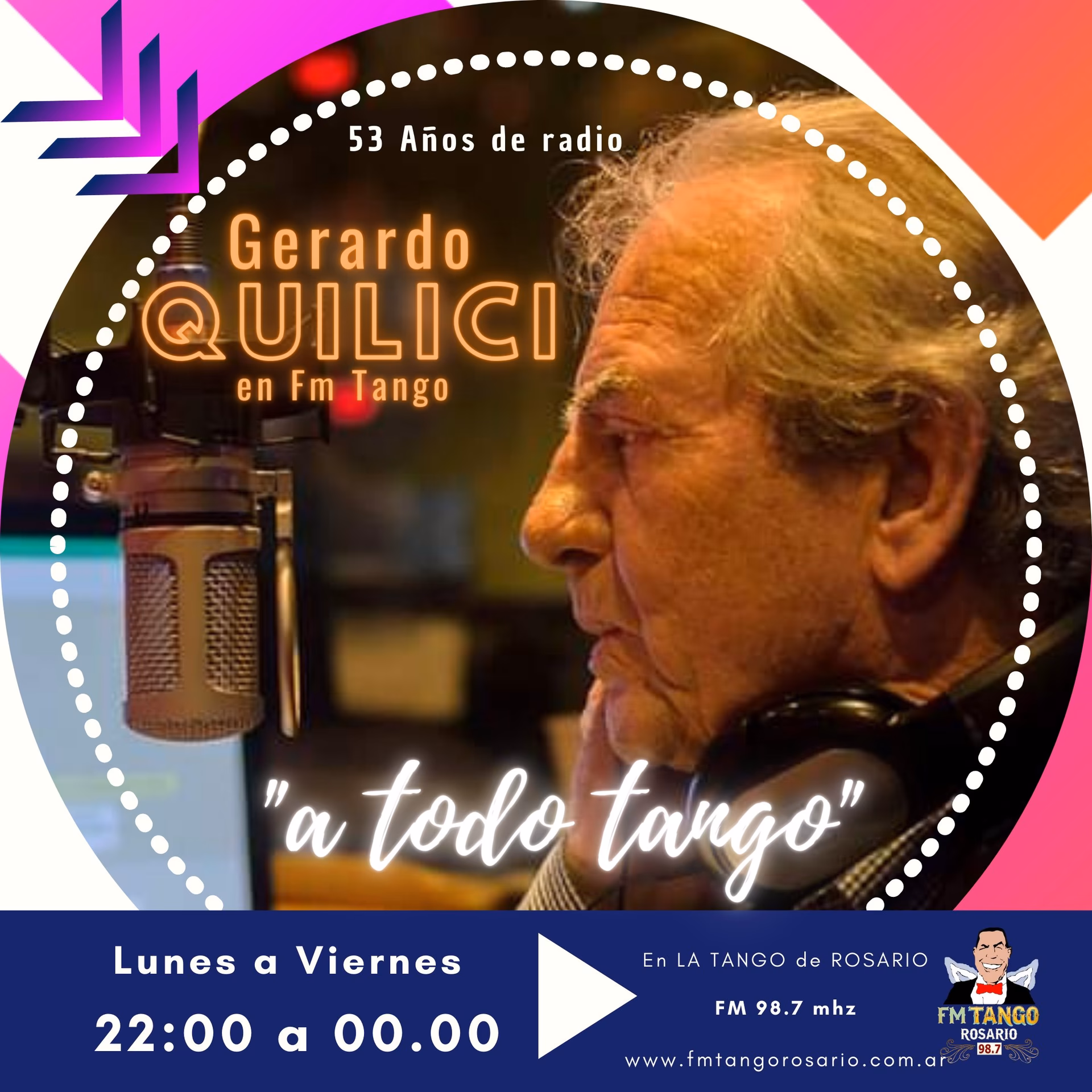 ¿Cuál es la radio de Rosario?