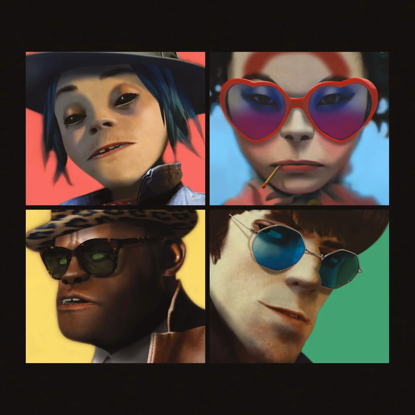 Who are the 4 members of the Gorillaz?