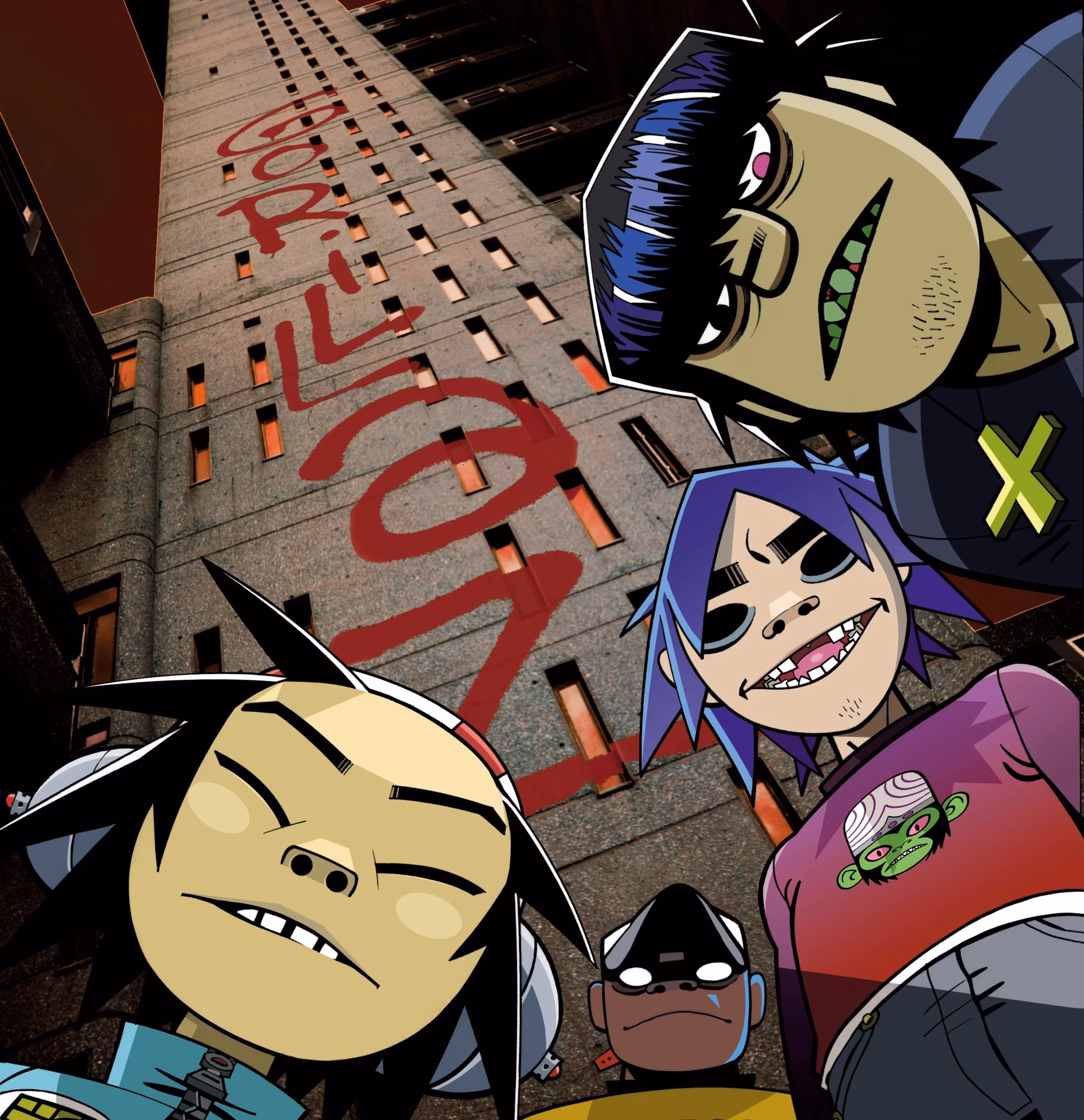 What radio station has Gorillaz?