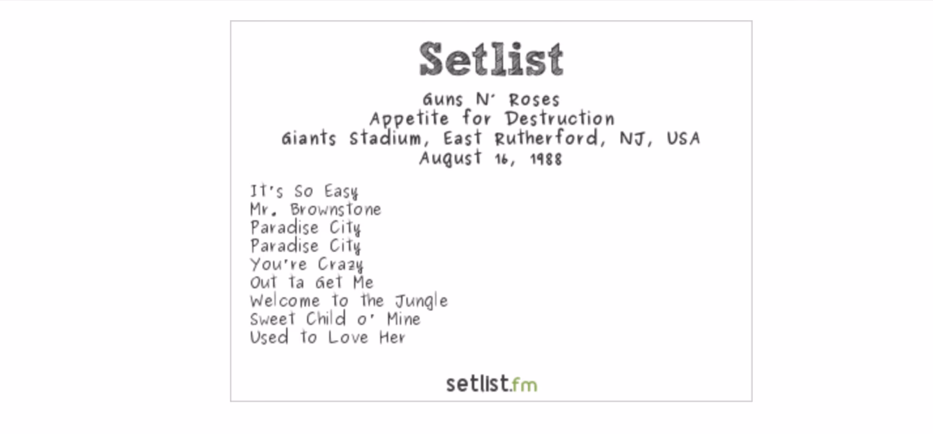 What is Guns N' Roses' most successful song?