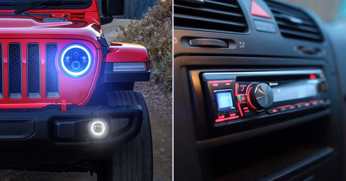 ¿Por qué las luces LED interfieren con la radio de mi auto?