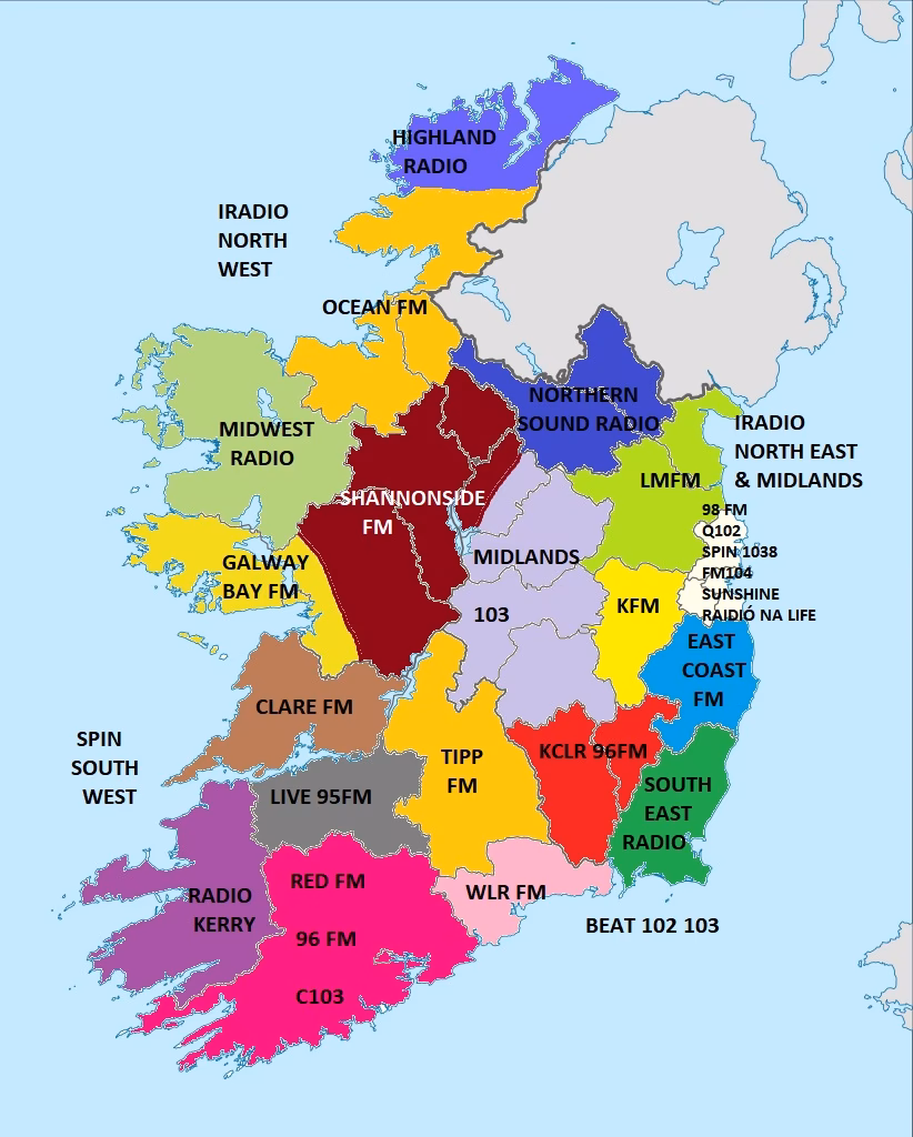 What frequency is FM 104?