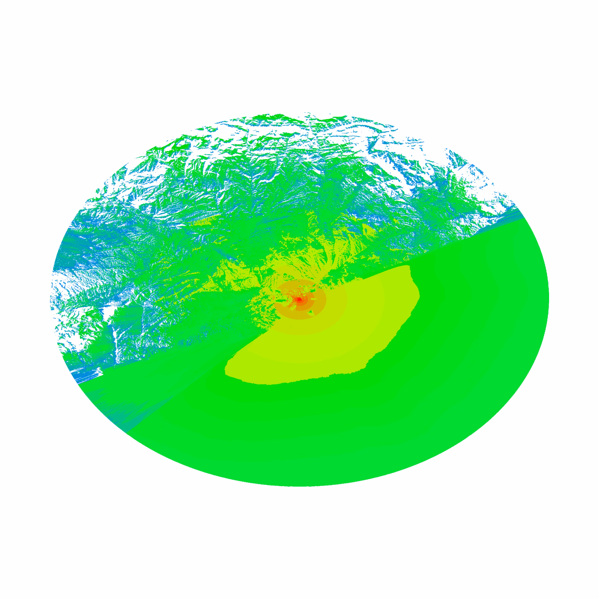What frequency is Kiss FM in Spain?