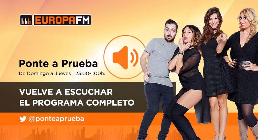 ¿Quiénes son los presentadores de 'Ponte a prueba' en Europa FM?