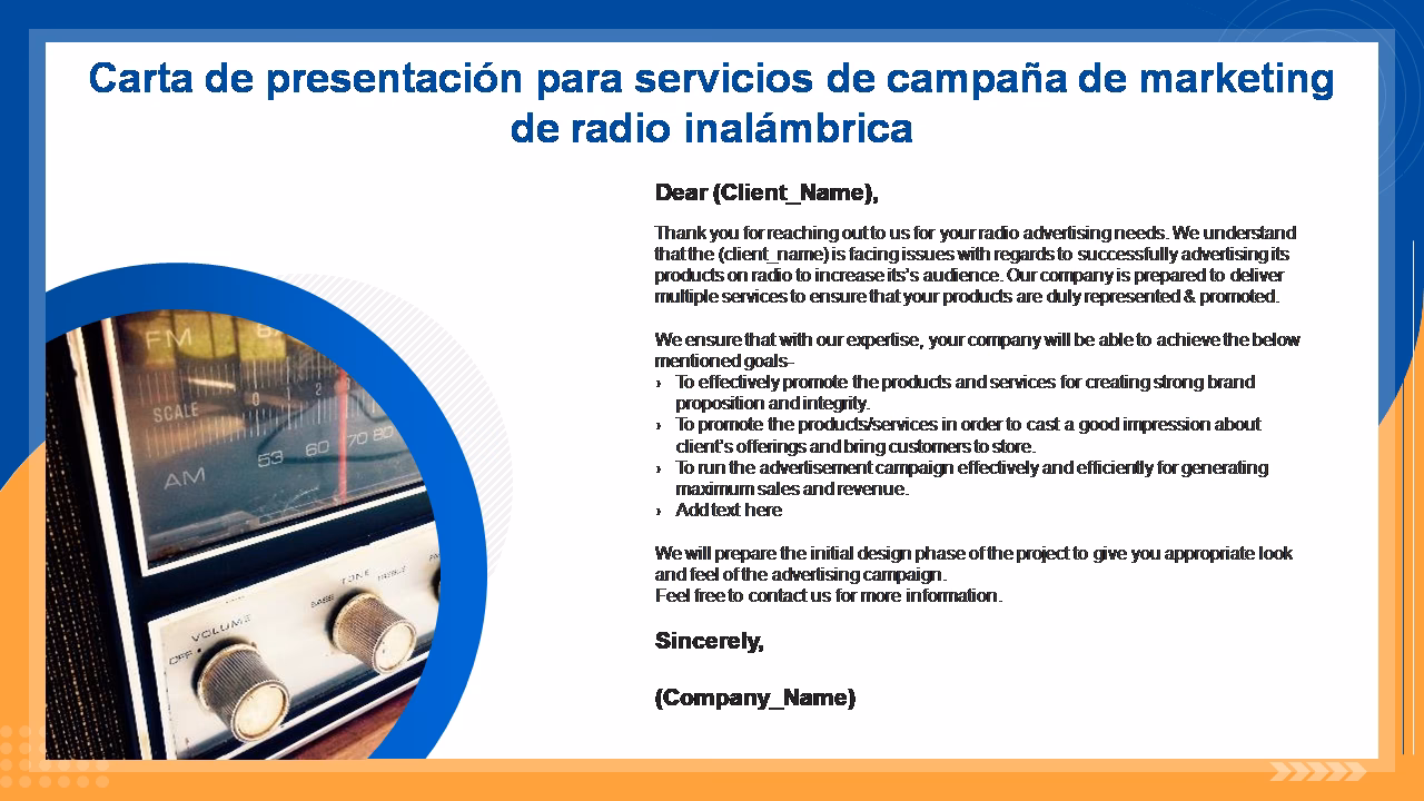 ¿Cómo escribir una presentación de radio?