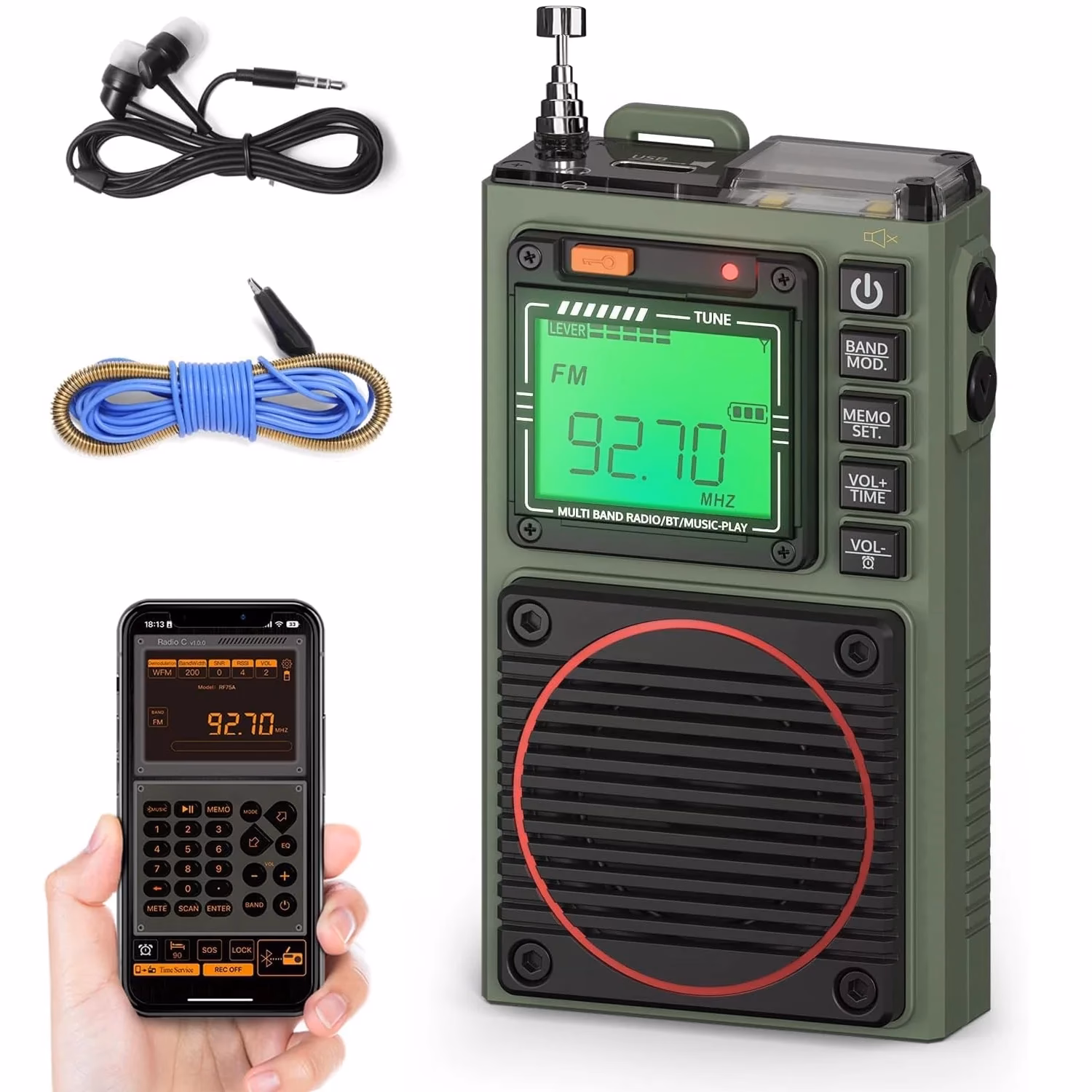 What is SCR on a radio?