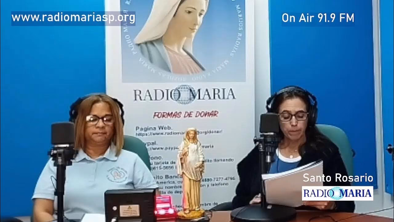 ¿Cuándo es el rosario en Radio María?