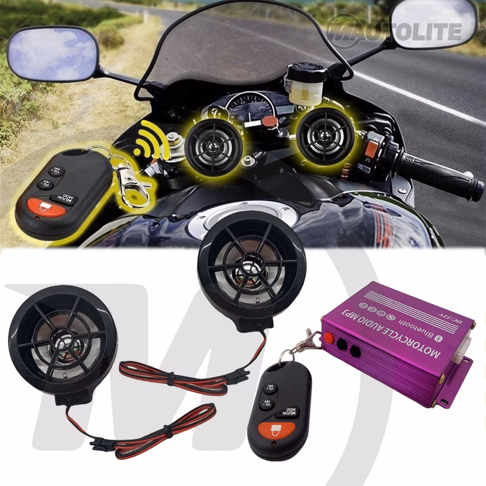 ¿Puedo instalar una radio en mi motocicleta?