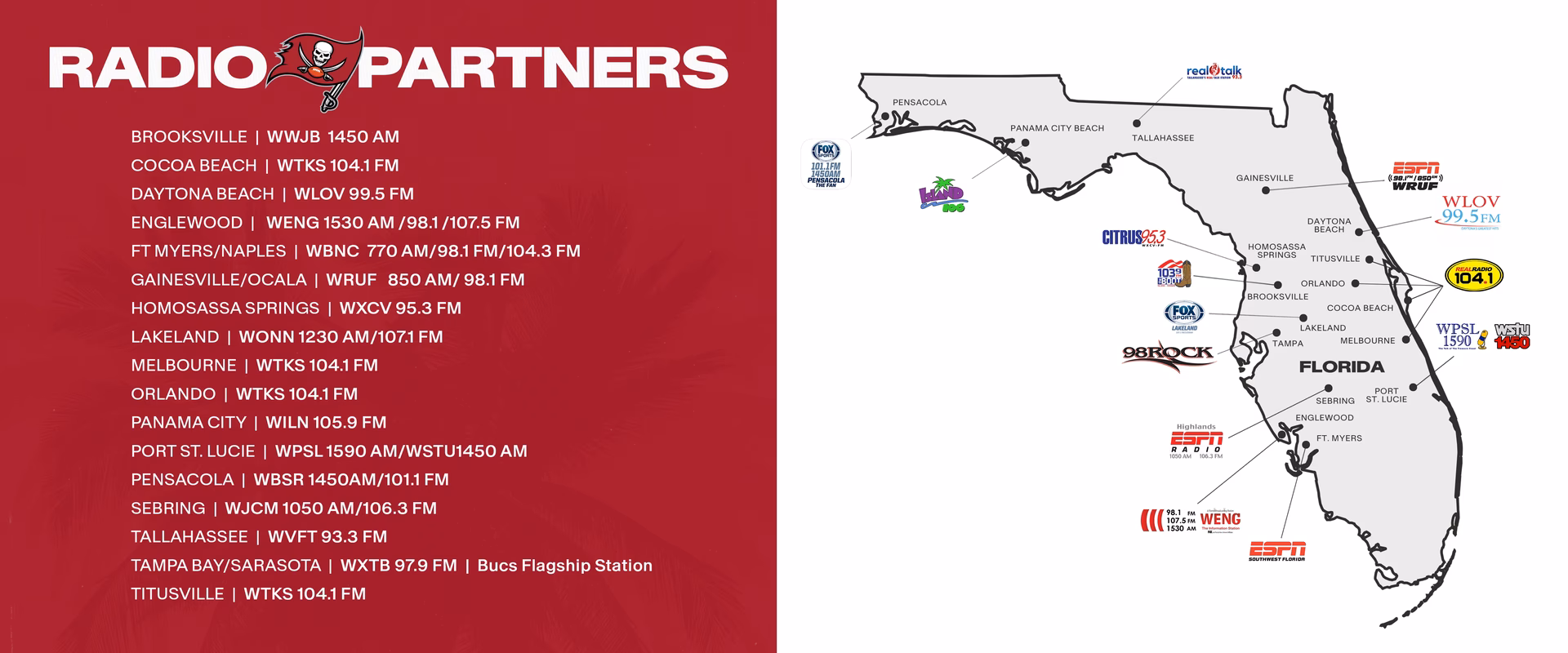 What is the hit radio station in Tampa?