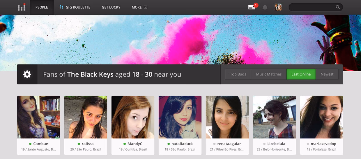 ¿Cómo utilizar la aplicación Tastebuds?